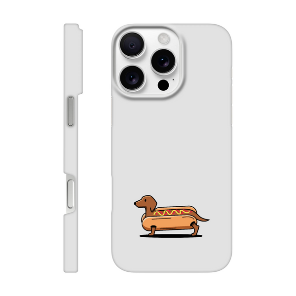 Dackel iPhone Handyhülle „Hot Dog“