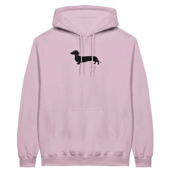 Dackel Hoodie "Pablo" Unisex Pullover - Motiv groß schwarz