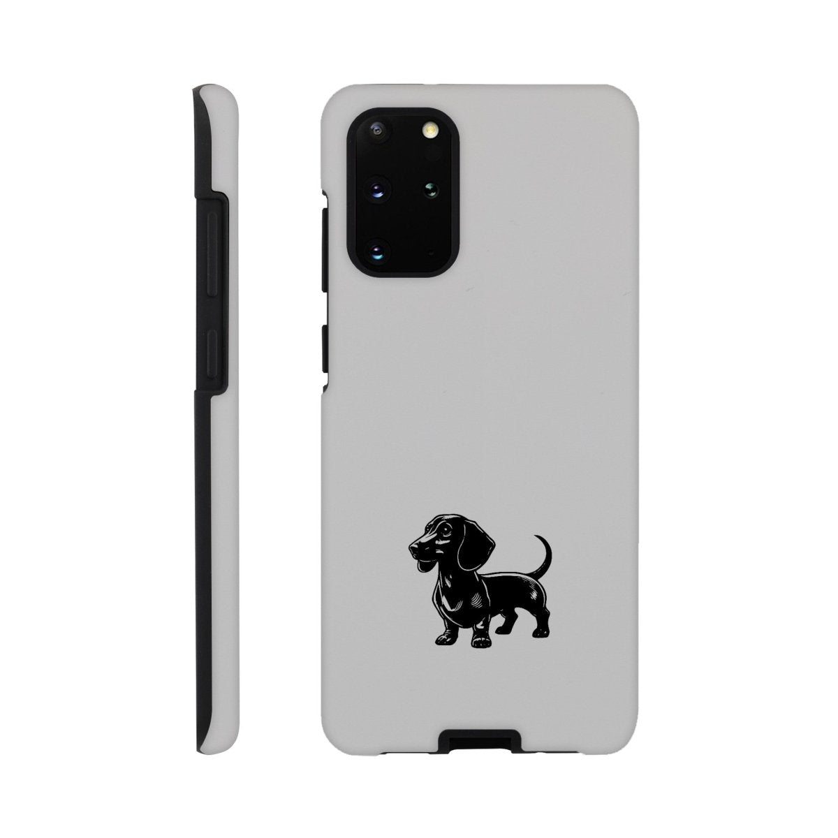 Dackel Samsung Handyhülle "Gustav" - Schwarz unten - Galaxy S20 Plus