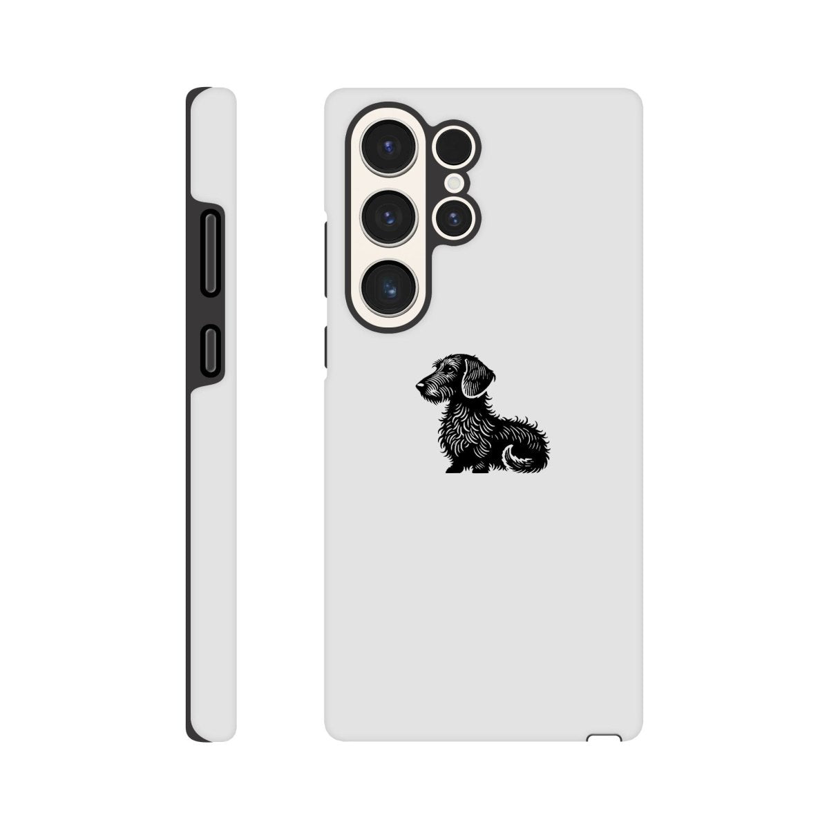 Dackel Samsung Handyhülle "Heidi" - Schwarz - Galaxy S23 Ultra