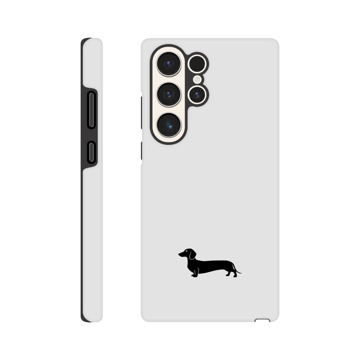 Dackel Samsung Handyhülle "Pablo" - Schwarz unten - Galaxy S23 Ultra