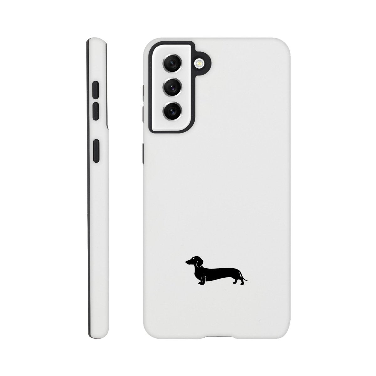 Dackel Samsung Handyhülle "Pablo" - Schwarz unten - Galaxy S21 Plus