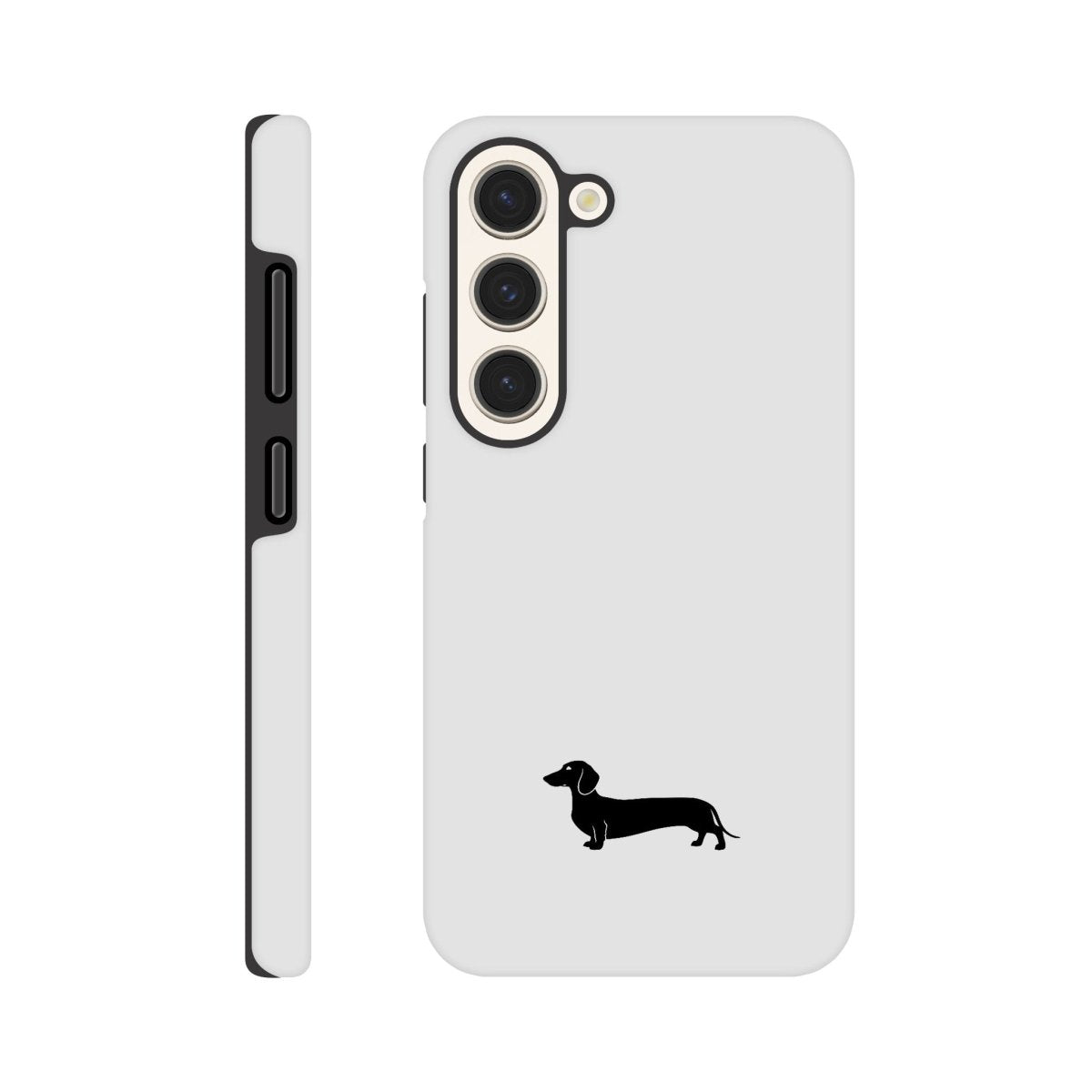 Dackel Samsung Handyhülle "Pablo" - Schwarz unten - Galaxy S23