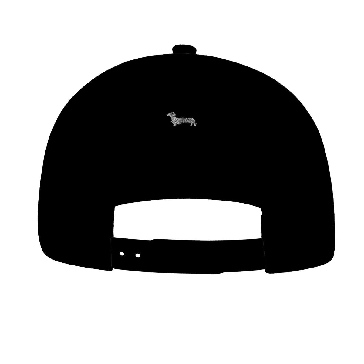 Dackel Snapback Cap - Schwarz -