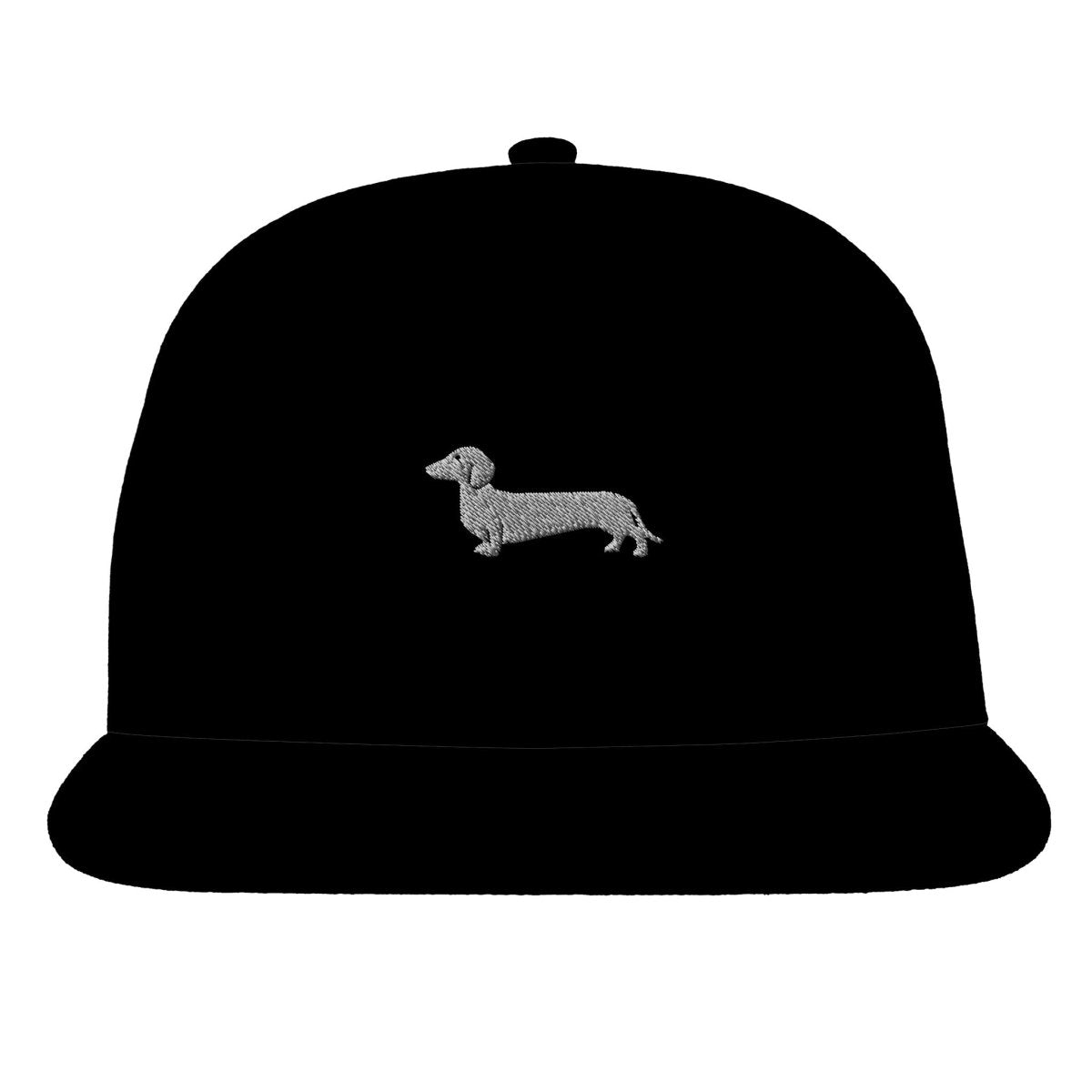 Dackel Snapback Cap - Schwarz - Default Title