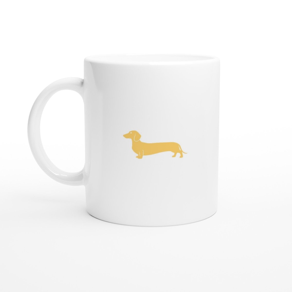 Dackel Tasse Keramik "Pablo" - Motiv Gelb - Default Title