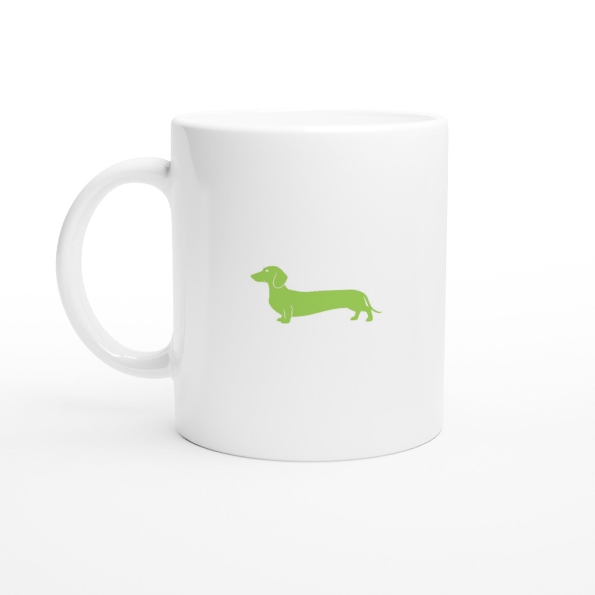 Dackel Tasse Keramik "Pablo" - Motiv Grün - Default Title