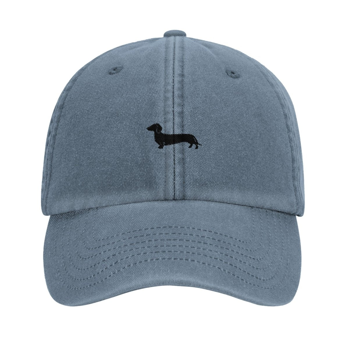 Dackel Vintage Cap "Pablo" - Motiv schwarz -