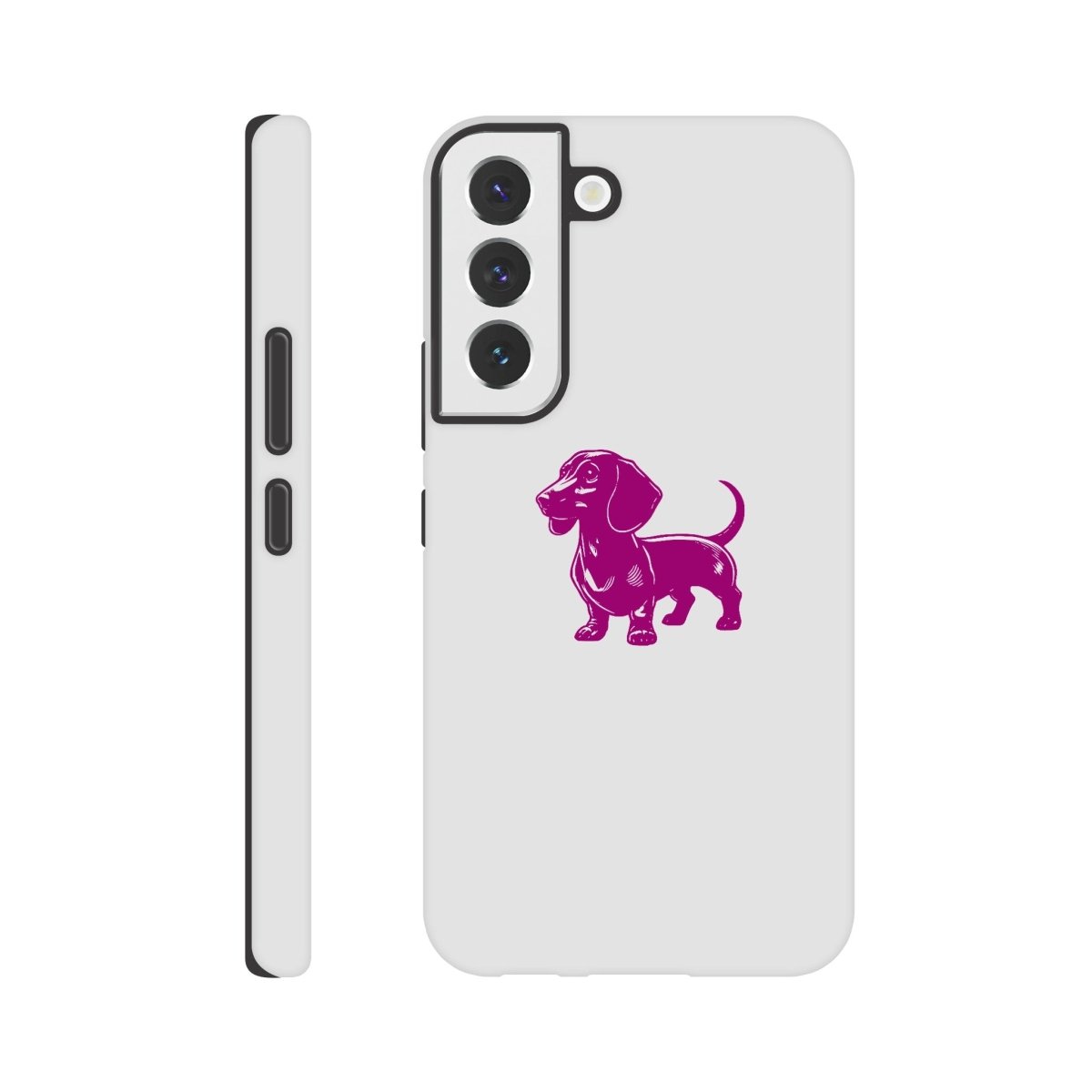Samsung Dackel Handyhülle "Gustav" - Lila - Galaxy S22