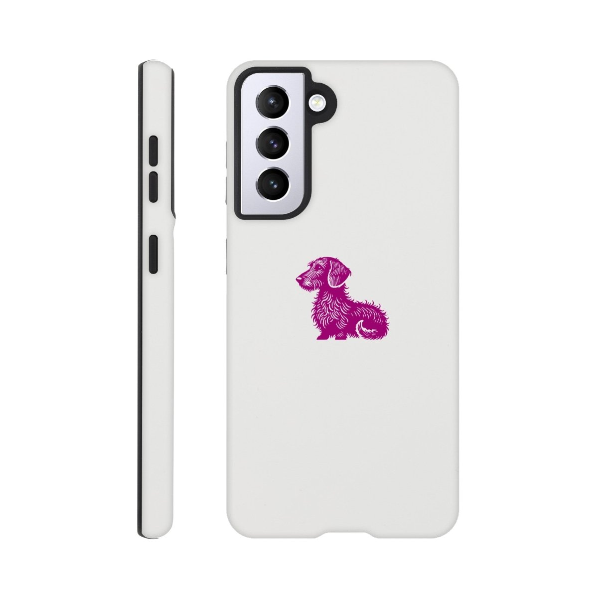 Samsung Dackel Handyhülle "Heidi" - Lila - Galaxy S21