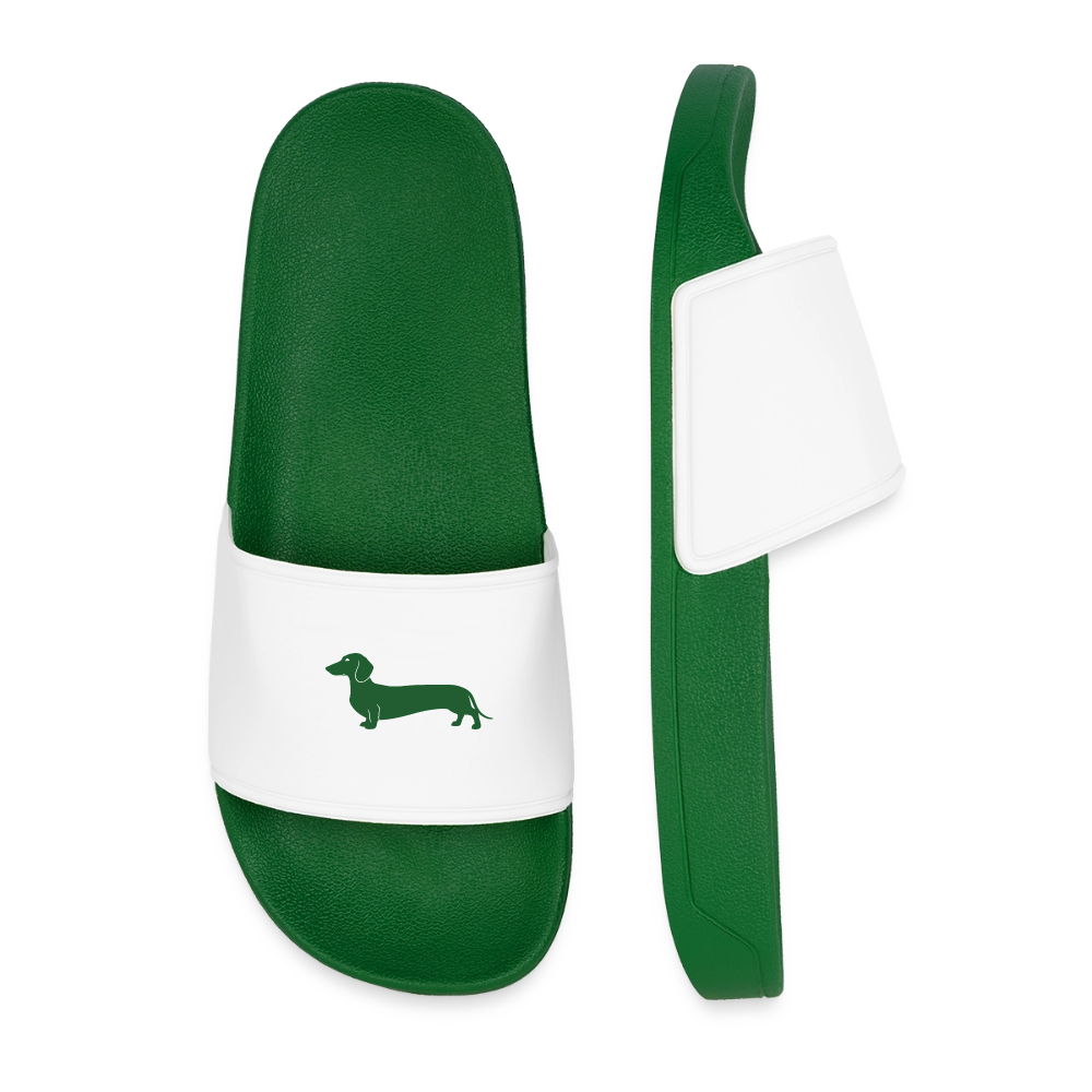 Dackel Badelatschen "Pablo" - Grün - Dunkelgrün