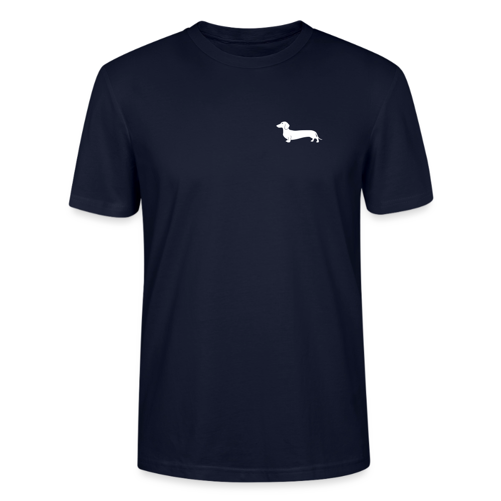 Kurzhaardackel T-Shirt „Pablo“ – Unisex - Navy