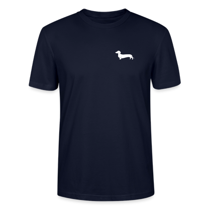 Kurzhaardackel T-Shirt „Pablo“ – Unisex - Navy
