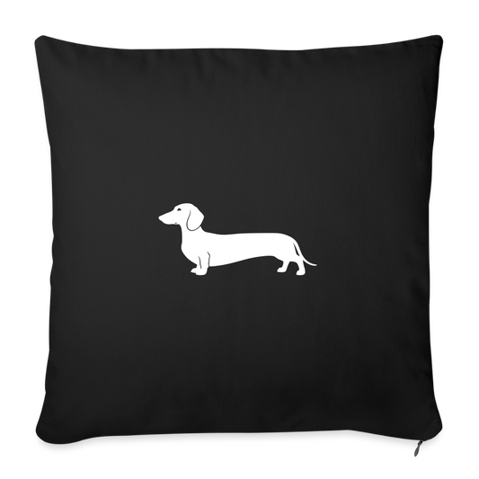 Dackel Kissen "Pablo" - Schwarz - Schwarz