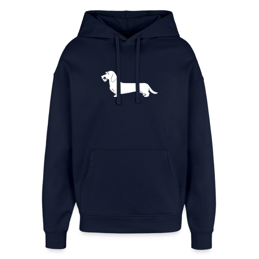 Rauhaardackel Hoodie "Rosi" - Unisex - Navy