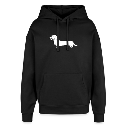 Rauhaardackel Hoodie "Rosi" - Unisex - Schwarz