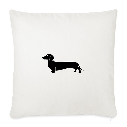 Dackel Kissen "Pablo" - Weiß - Naturweiß 