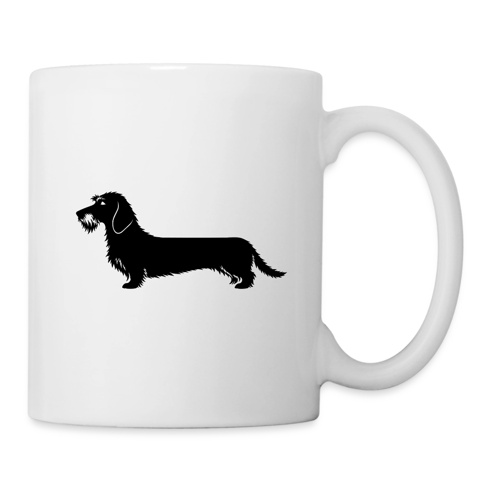 Rauhaardackel Tasse "Rosi" - Weiß One size