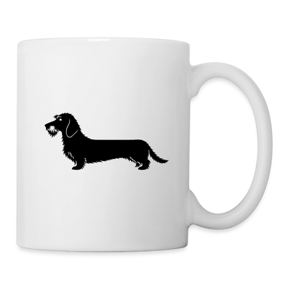 Rauhaardackel Tasse "Rosi" - Weiß One size