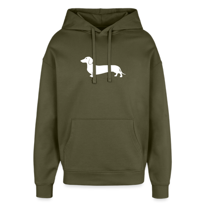 Kurzhaardackel Hoodie "Pablo" - Unisex - Khaki
