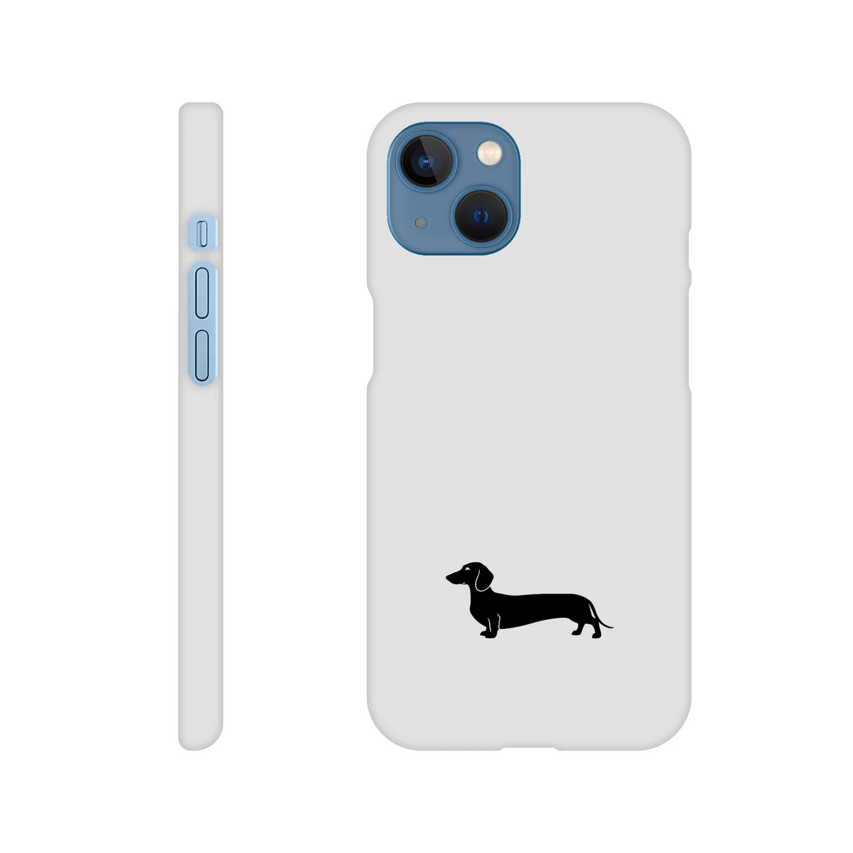Kurzhaardackel iPhone Handyhülle „Pablo“ - iPhone 13 Weiß