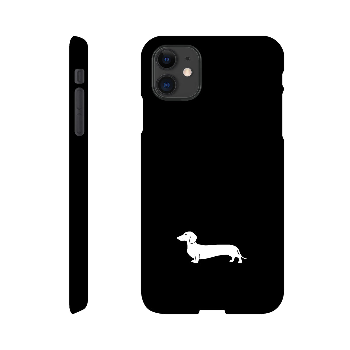 Kurzhaardackel iPhone Handyhülle „Pablo“ - iPhone 11 Schwarz