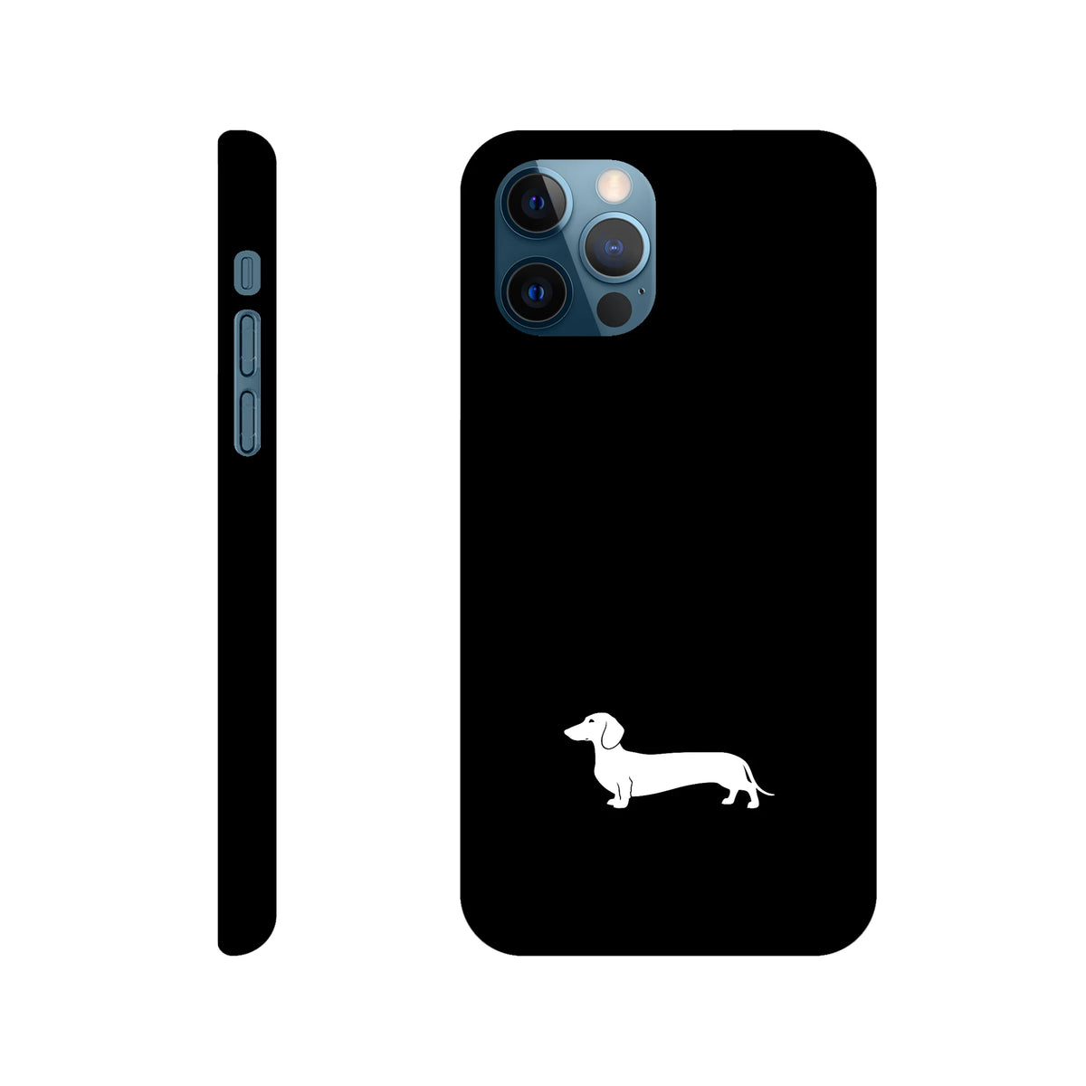 Kurzhaardackel iPhone Handyhülle „Pablo“ - iPhone 12 Schwarz