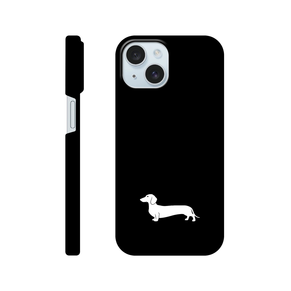 Kurzhaardackel iPhone Handyhülle „Pablo“ - iPhone 15 Schwarz