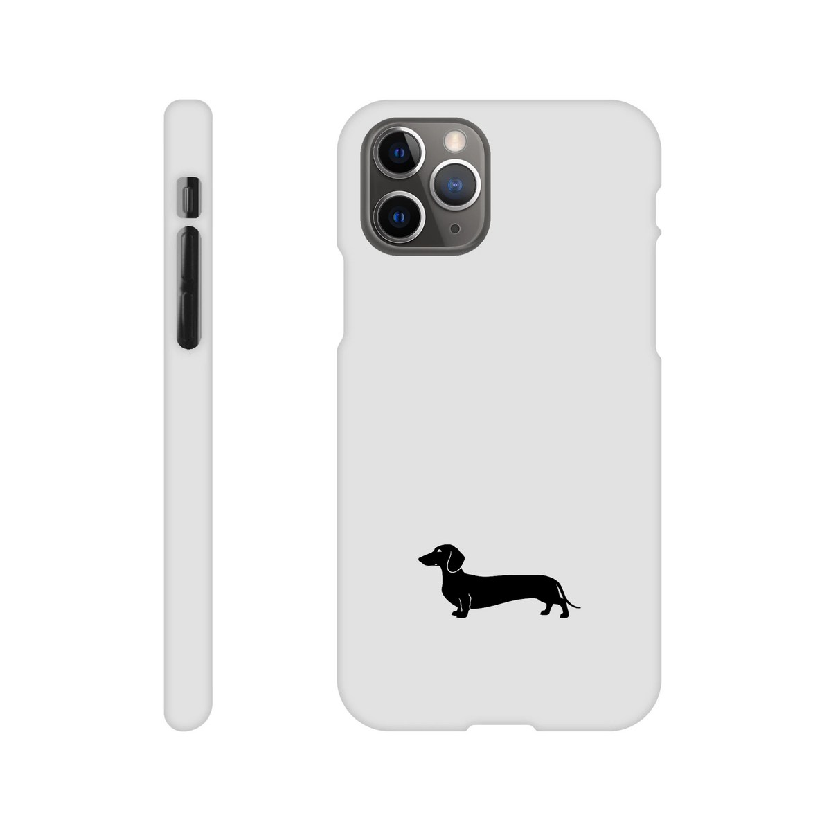Kurzhaardackel iPhone Handyhülle „Pablo“ - iPhone 11 Pro Weiß