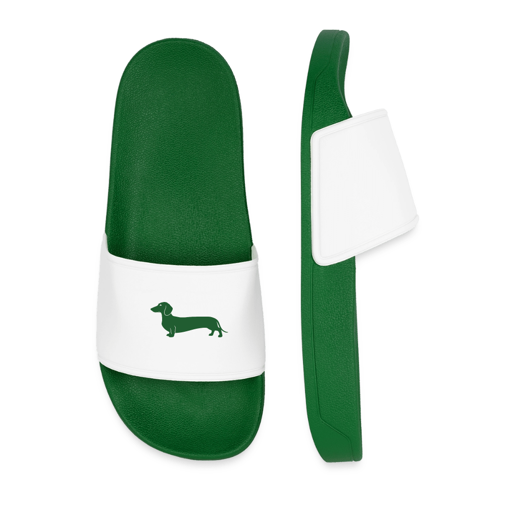 Dackel Badelatschen "Pablo" - Grün - Dunkelgrün