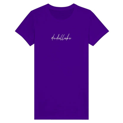 Dackel Damen T-Shirt "Dackelliebe" - Motiv weiß - Team Purple