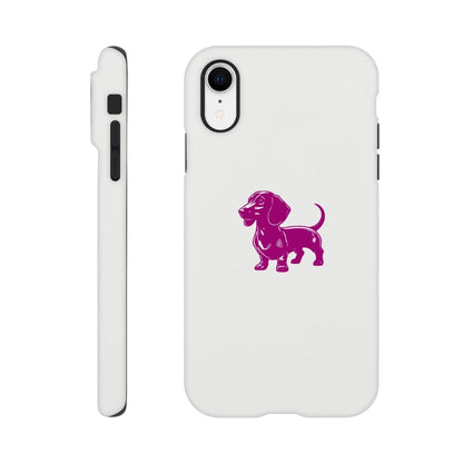 Dackel iPhone Handyhülle "Gustav" - Lila - iPhone XR