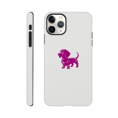 Dackel iPhone Handyhülle "Gustav" - Lila - iPhone 11 Pro Max