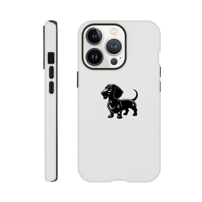 Dackel iPhone Handyhülle "Gustav" - Schwarz - iPhone 13 Pro