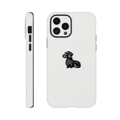 Dackel iPhone Handyhülle "Heidi" - Schwarz - iPhone 12 Pro