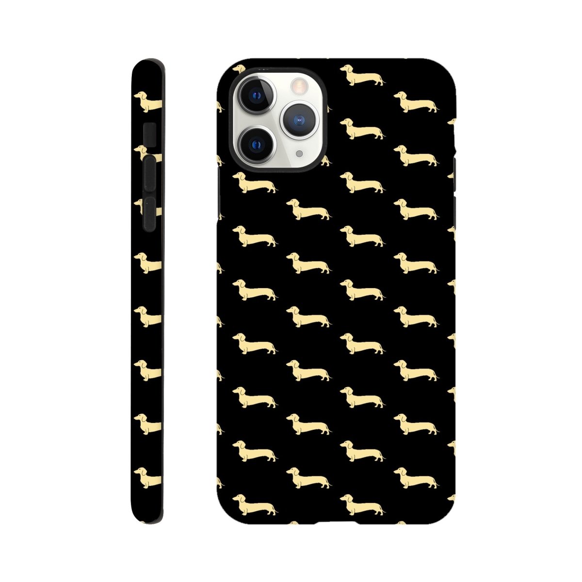 Dackel iPhone Handyhülle "Pablo" - Motiv Muster - iPhone 11 Pro Max