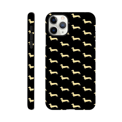 Dackel iPhone Handyhülle "Pablo" - Motiv Muster - iPhone 11 Pro Max