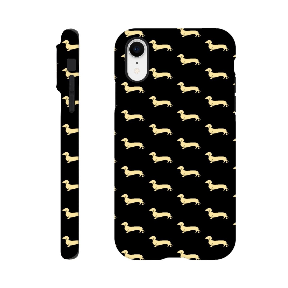 Dackel iPhone Handyhülle "Pablo" - Motiv Muster - iPhone XR