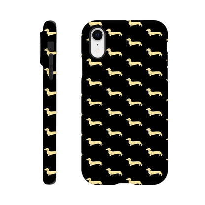 Dackel iPhone Handyhülle "Pablo" - Motiv Muster - iPhone XR