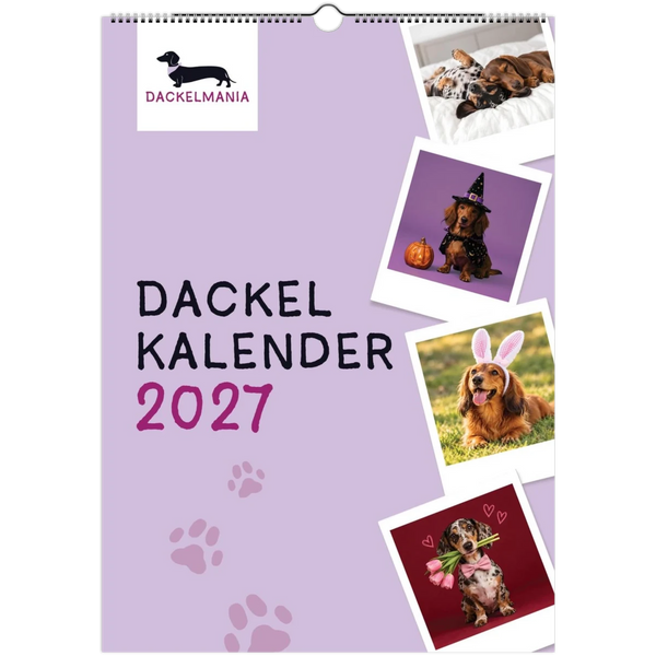 Dackel Kalender 2027