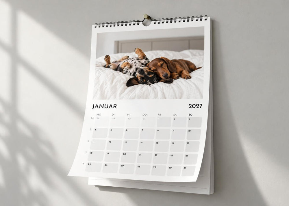 Dackel Kalender 2027, Monatsblatt