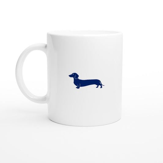 Dackel Keramiktasse "Pablo" - Motiv Blau - Default Title