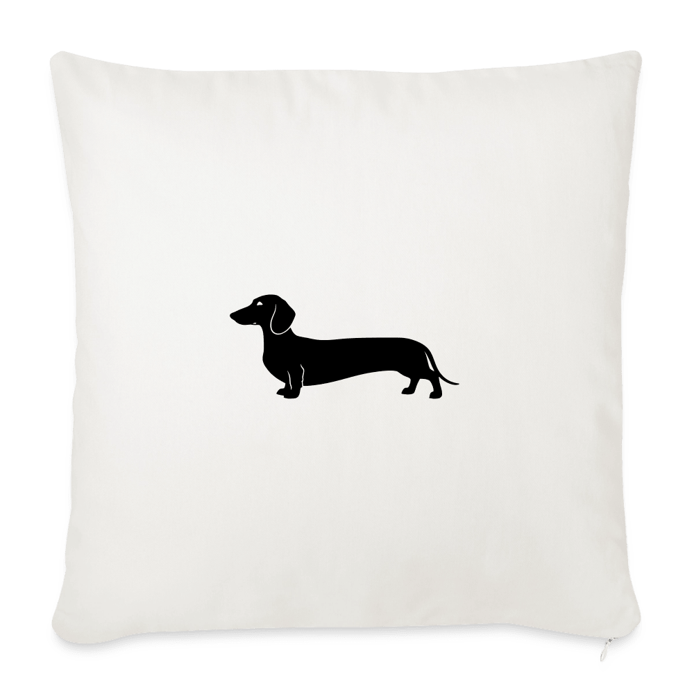 Dackel Kissen "Pablo" - Weiß - Naturweiß 