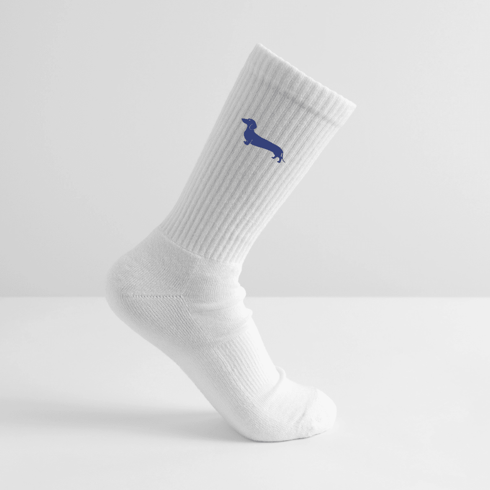 Dackel Socken "Pablo" - Blau -