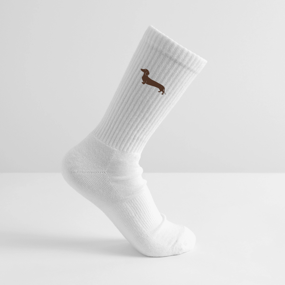 Dackel Socken "Pablo" - Braun -