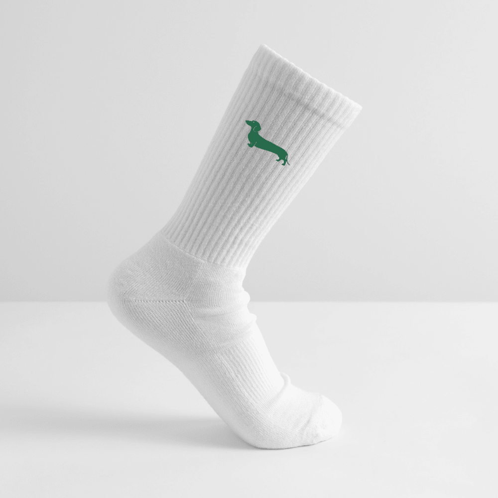 Dackel Socken "Pablo" - Grün -