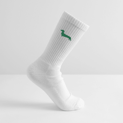 Dackel Socken "Pablo" - Grün -