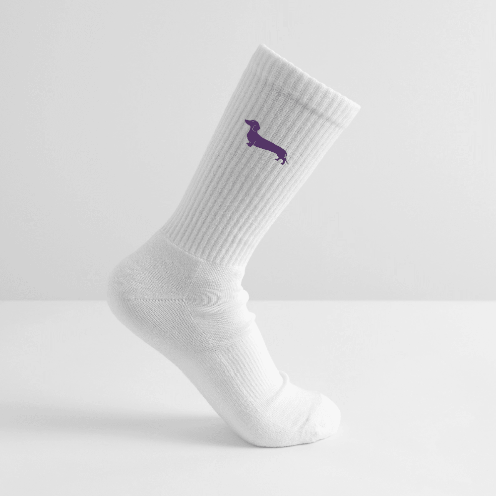 Dackel Socken "Pablo" - Lila -