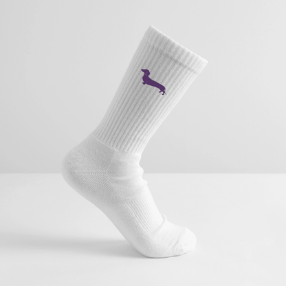 Dackel Socken "Pablo" - Lila -