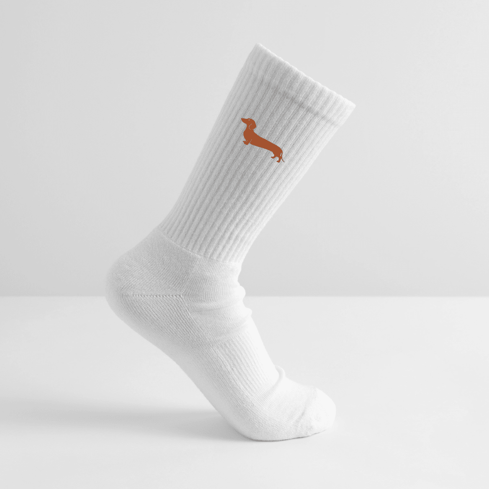 Dackel Socken "Pablo" - Orange -